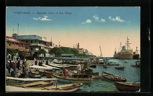 AK Port-Said, General view of the Quay