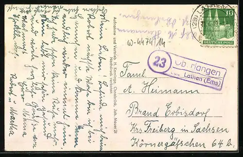 AK Lathen /Ems, Emswehr, Krankenhaus, Kirche