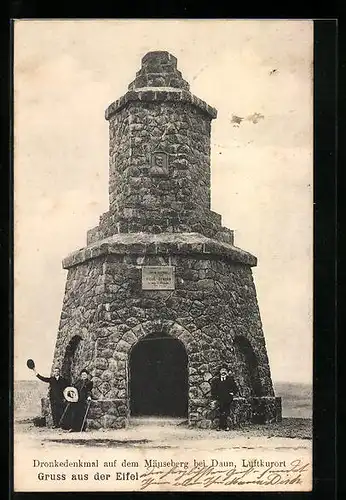 AK Daun, Dronkedenkmal auf dem Mäuseberg