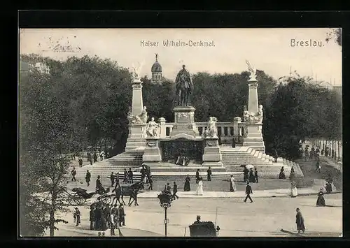 AK Breslau, Kaiser Wilhelm-Denkmal