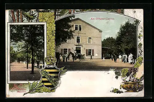 AK Zeithain, Fabrice-Strasse, Am Offizier-Casino