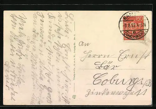 AK Kamenz i. Sa., Strassenpartie bei Kaserne