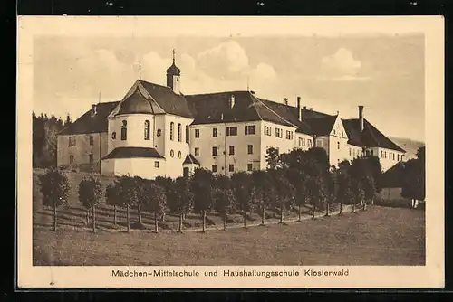 AK Wald, Mädchen-Mittelschule und Haushaltungsschule Klosterwald