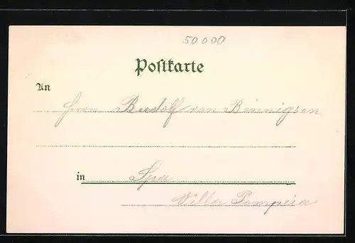 Lithographie Cöln, Dom, Rathaus, Flora