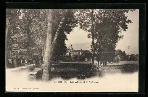 AK Colombier, Les Allees et le Chateau