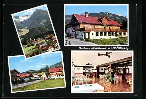 AK Au-Fischen im Allgäu, Gasthaus und Pension Hilbrand