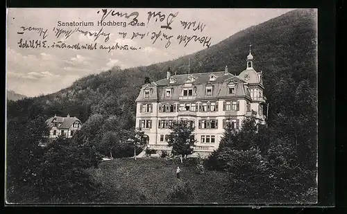 AK Bad Urach, Hotel-Sanatorium Hochberg