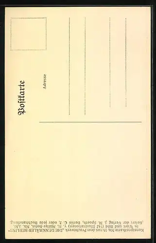 AK Berlin, Denkmal des Grossen Kurfürst