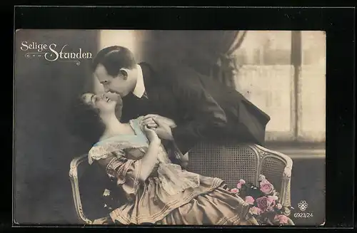Foto-AK RPH SBW 6923 /24: Selige Stunden erwarten das Liebespaar