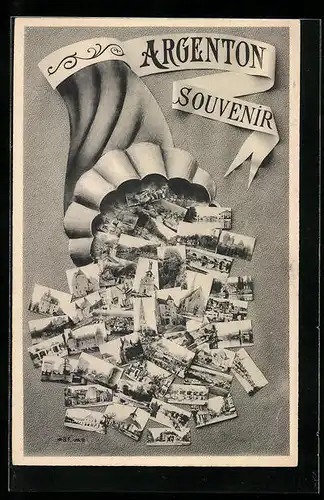 AK Argenton, Ortsansichten