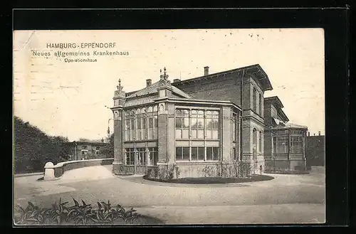 AK Hamburg-Eppendorf, Allgemeines Krankenhaus, Operationshaus