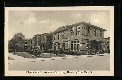 AK Hamburg-St.Georg, Allgemeines Krankenhaus St. Georg, Haus N