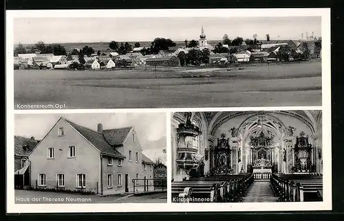 AK Konnersreuth /Opf., Haus der Therese Neumann, Kircheninneres
