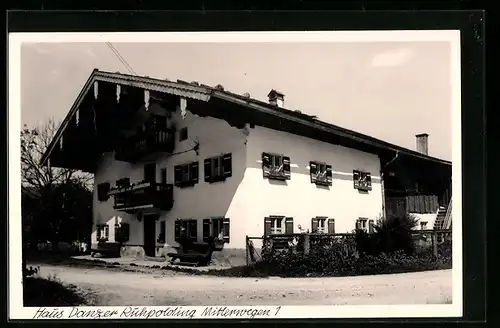 AK Ruhpolding, Haus Danzer, Mitterwegen 1