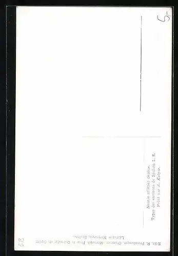 Künstler-AK Spalato, Frau in Trachtenkleidung