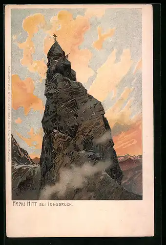 Künstler-AK Carl Schmidt: Innsbruck, Frau Hitt