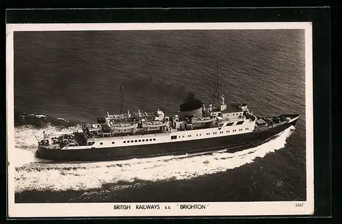 AK British Railways, SS Brighton, Fährschiff