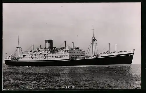 AK Passagierschiff SS Gothic