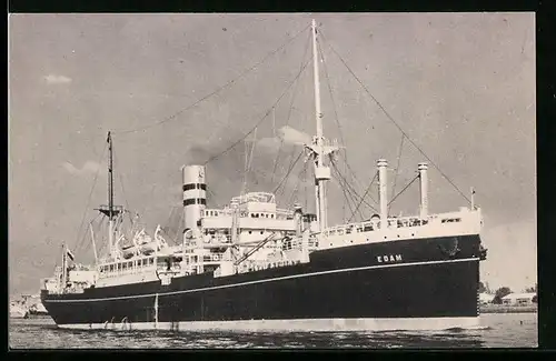 AK Handelsschiff SS Edam verlässt Hafen