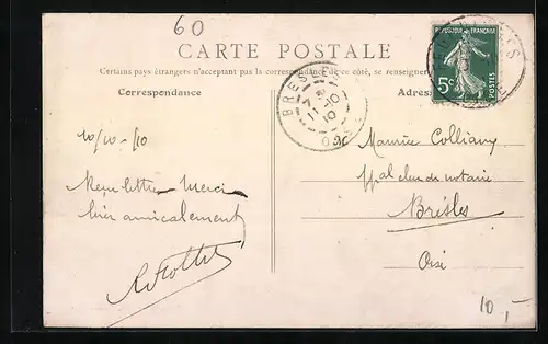 AK Manoevres de Picardie en 1910, Champ d`Aviation, Le Hangar du Dirigeable Liberte