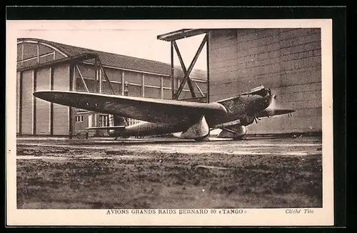 AK Avions Grands Raids Bernard 80 Tango