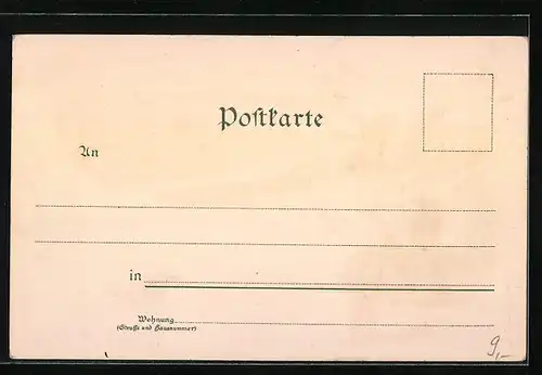 Lithographie Metz, Kaiser Wilhelm-Denkmal, Deutsches Thor