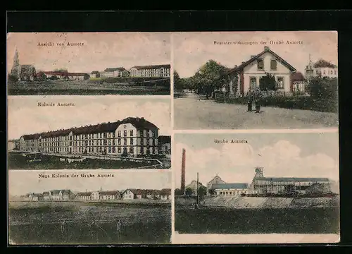 AK Aumetz, Beamtenwohnungen, Kolonie des Ortes