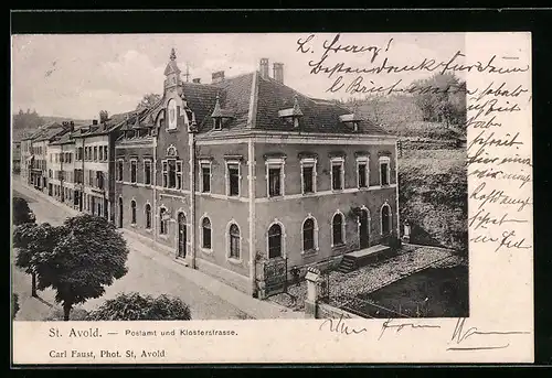 AK St. Avold, Postamt und Klosterstrasse