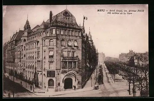 AK Metz, Hotel Royal, 23 Avenue Foch
