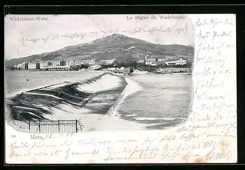 AK Metz, Blick auf Wadrineau-Wehr