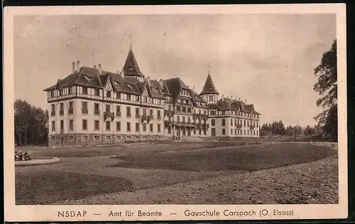 AK Carspach /O.-Elsass, -Amt für Beamte, Gauschule