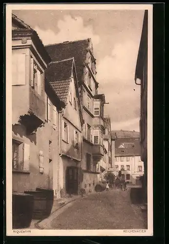 AK Riquewihr, Une rue, Strassenpartie