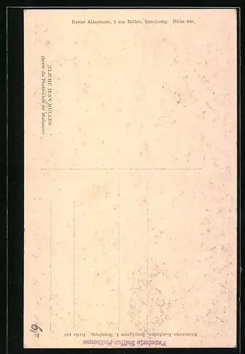 AK Riquewihr, Une rue, Strassenpartie