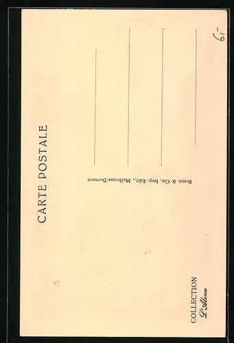 AK Riquewihr, Rue des Juifs, Strassenpartie