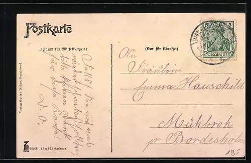 AK Wankendorf i. H., Kirche, Pastorat, Krieger-Denkmal