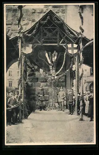 AK Freiburg i. B., Zur Nageung des Eisernen Baumes, Kriegshilfe