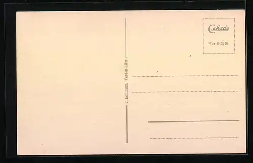 AK Verden, Ostertorstrasse mit Geschäften