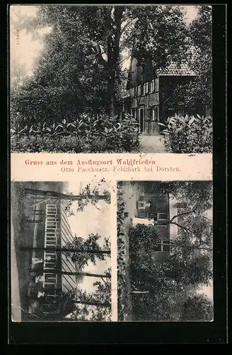 AK Feldmark / Dorsten, Gasthaus Waldfrieden, Inh. Otto Paechtnatz