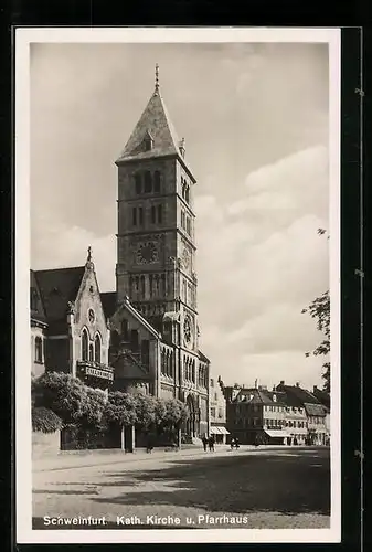 AK Schweinfurt, Katholische Kirche und Pfarrhaus