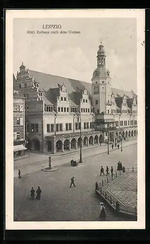 AK Leipzig, Altes Rathaus nach dem Umbau