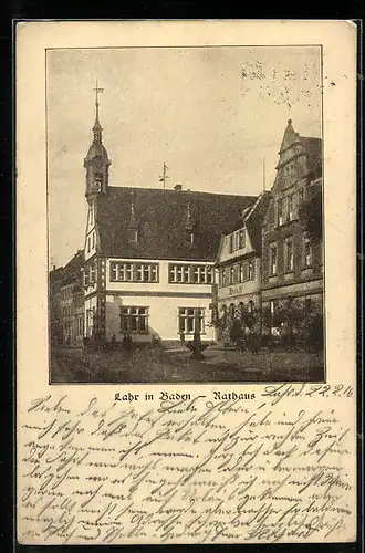 AK Lahr in Baden, Rathaus