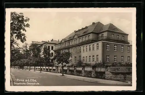 AK Pirna / Elbe, Staatliche Oberschule