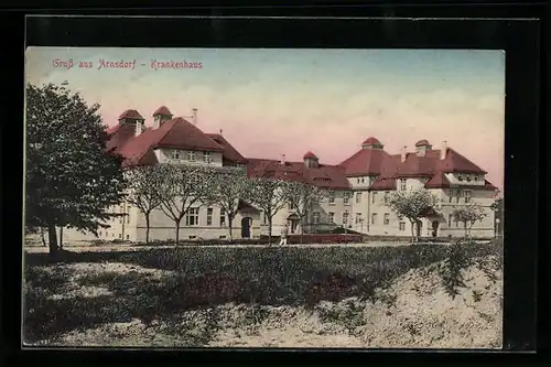 AK Arnsdorf, Blick zum Krankenhaus