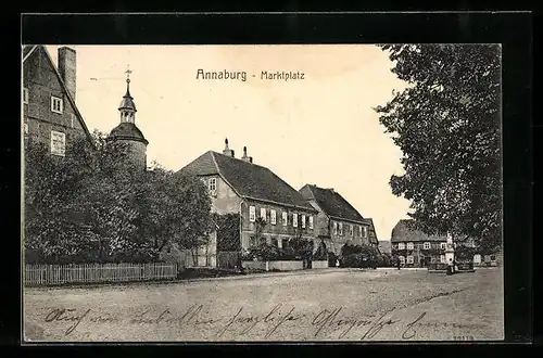 AK Annaburg, Blick über den Marktplatz