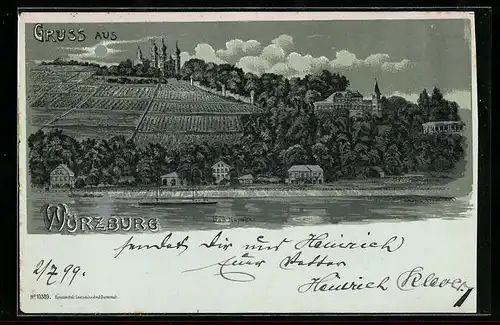 Mondschein-Lithographie Würzburg, Das Käpelle