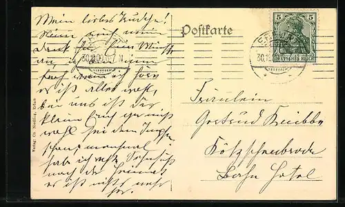 AK Erfurt, Partie an der Königl. Baugewerkschule