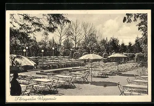 AK Solingen, Gasthof Floragarten Wipperaue