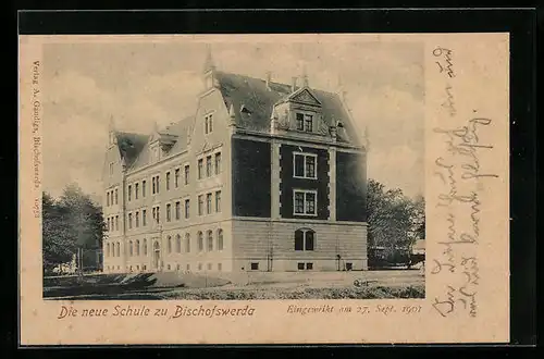 AK Bischofswerda, Blick auf die neue Schule