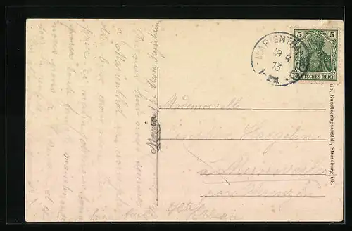 AK Marienthal, Taubstummenheim, Michaelbrunnen und Wallfahrtskirche