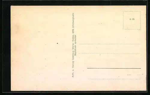 AK Hausen /Kreis Limburg a. Lahn., Teilansicht mit Kirche